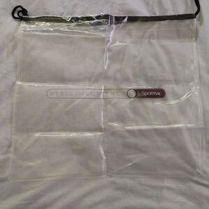 LeSportsac Stella McCartney Dust Bag 18" x 16" Clear plastic